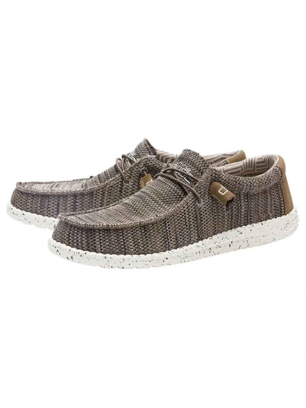 Hey Dude Wally Sox Men’s slip on sneakers Brown Size 9.0